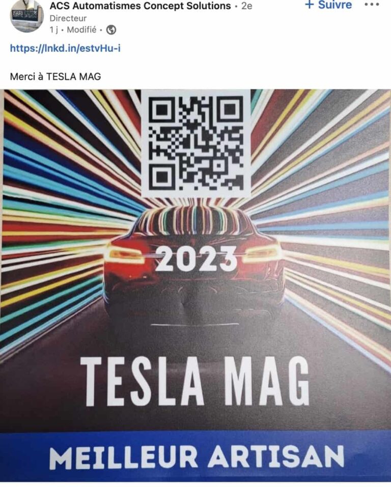 Tesla-Mag lance le label exclusif “Meilleur Artisan” pour récompenser l’excellence locale dans l’installation de bornes de recharge