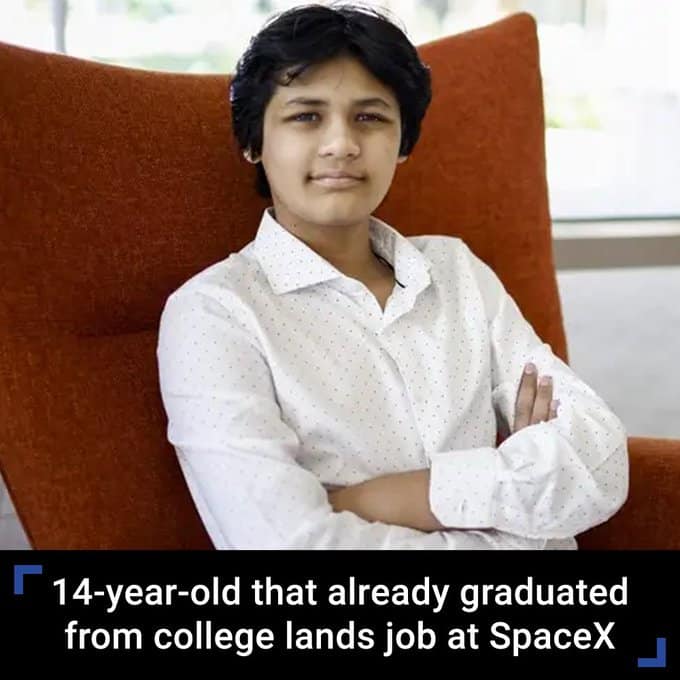 À 14 ans, cet Américain est la plus jeune recrue de SpaceX, la société d’Elon Musk