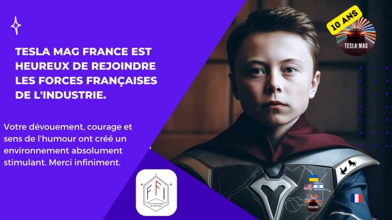 Tesla Mag France rejoint les Forces Françaises de l’industrie