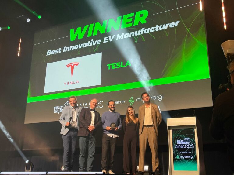 Tesla remporte 5 catégories sur 15 aux Fully Charged Awards à Amsterdam