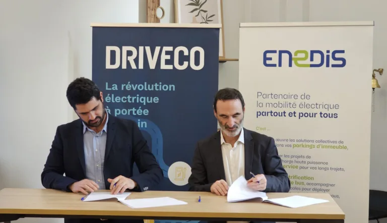 Driveco et Enedis signent un partenariat cadre