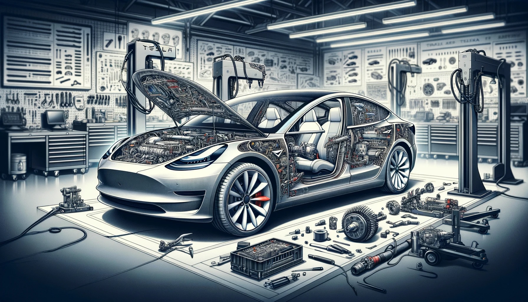 Réparation de carrosserie Tesla: AMAG est un partenaire certifié