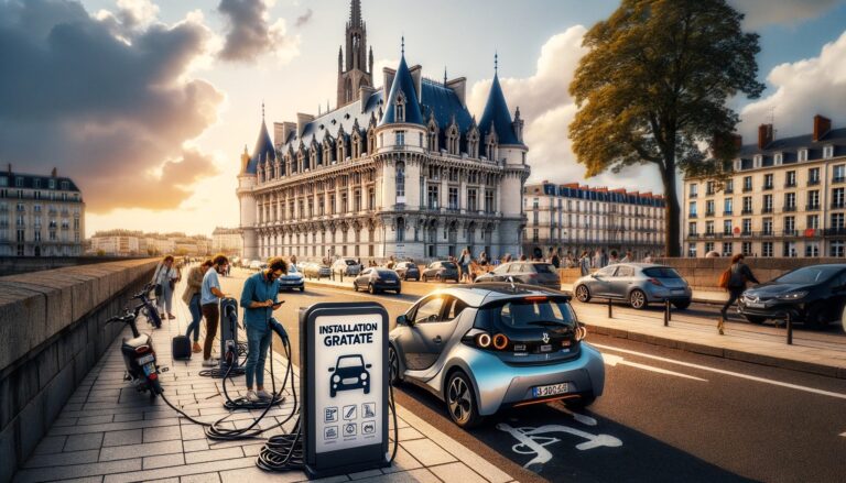 Nantes rend l’installation de stations de recharge totalement gratuite !