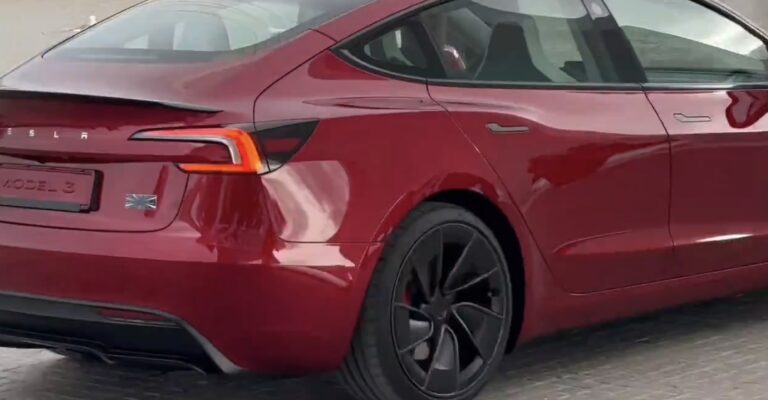 Exclusif : Tesla Model 3 Ludicrous filmée à Valence
