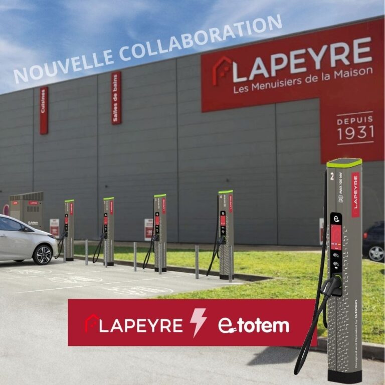 Lapeyre équipe ses magasins avec des bornes de recharge