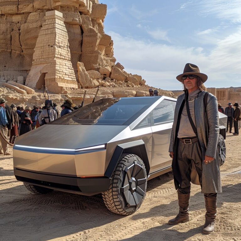 Insolite – Voici le Cybertruck dans un Western