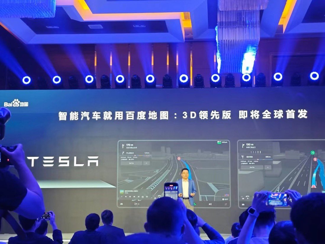 Collaboration Tesla et Baidu