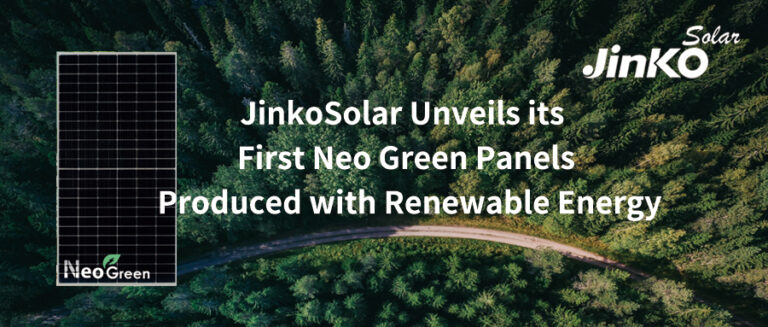 Innovation en Chine : le premier panneau solaire zéro carbone Jinko Neo Green 635W
