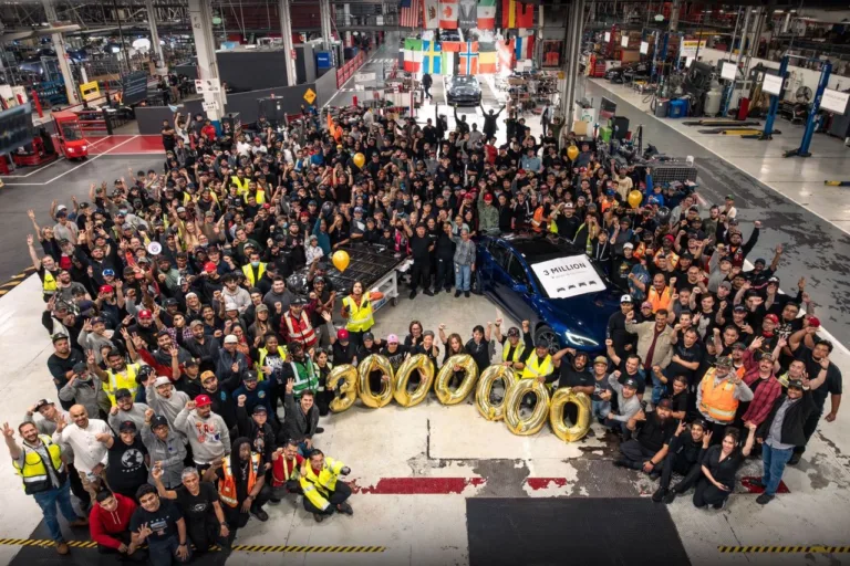 Le cap des 3 millions de Tesla est franchi : Congrats Tesla Fremont + Giga Nevada !