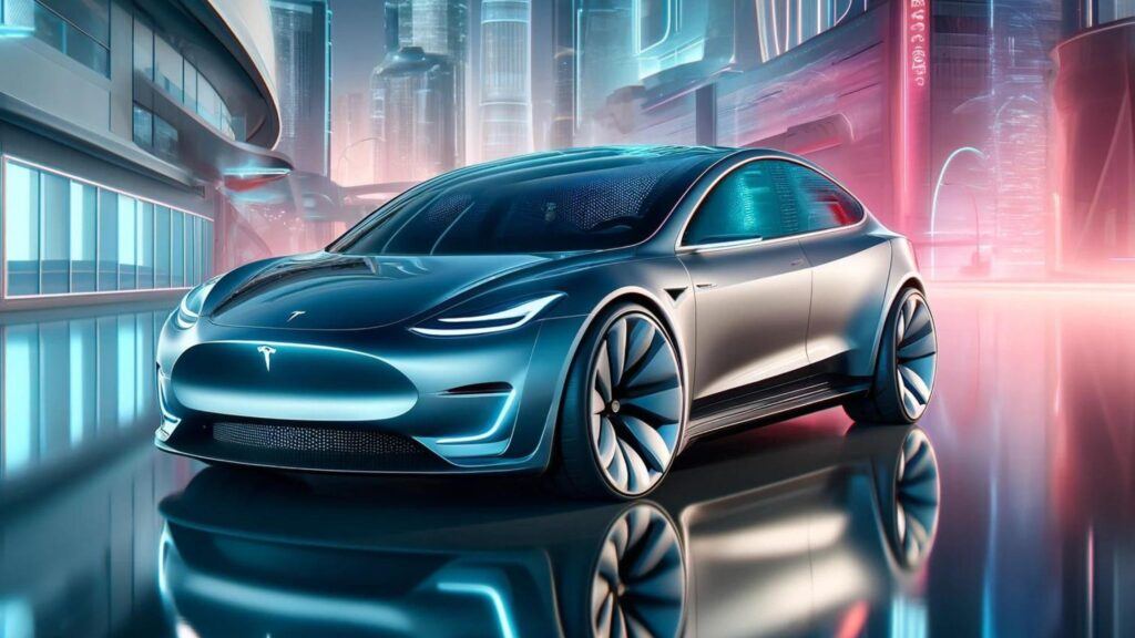 Voici un rendu de la Tesla Model Y par l'intelligence artificielle