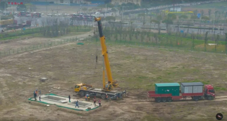 Permis de construire accordé pour l&rsquo;usine Tesla Megapack en Chine