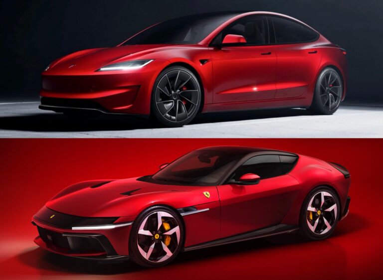 Tesla Model 3 Performance 2024 vs Ferrari 12Cilindri : Le combat des titans sur le marché des voitures de sport