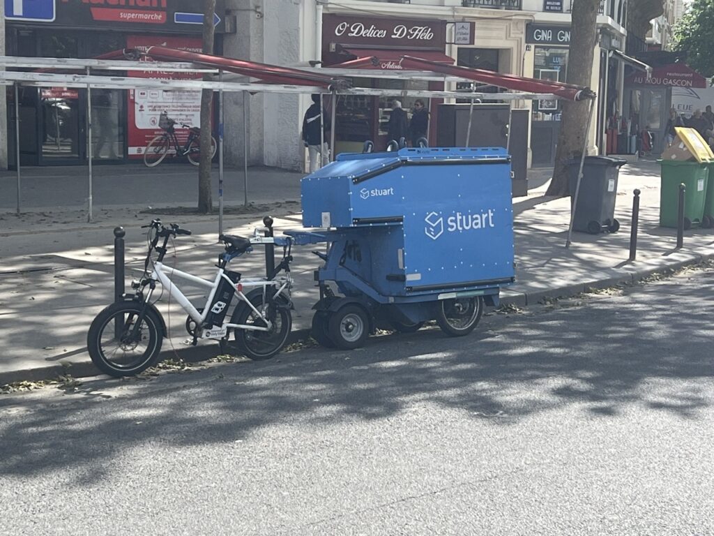 stuart paris cargo bike