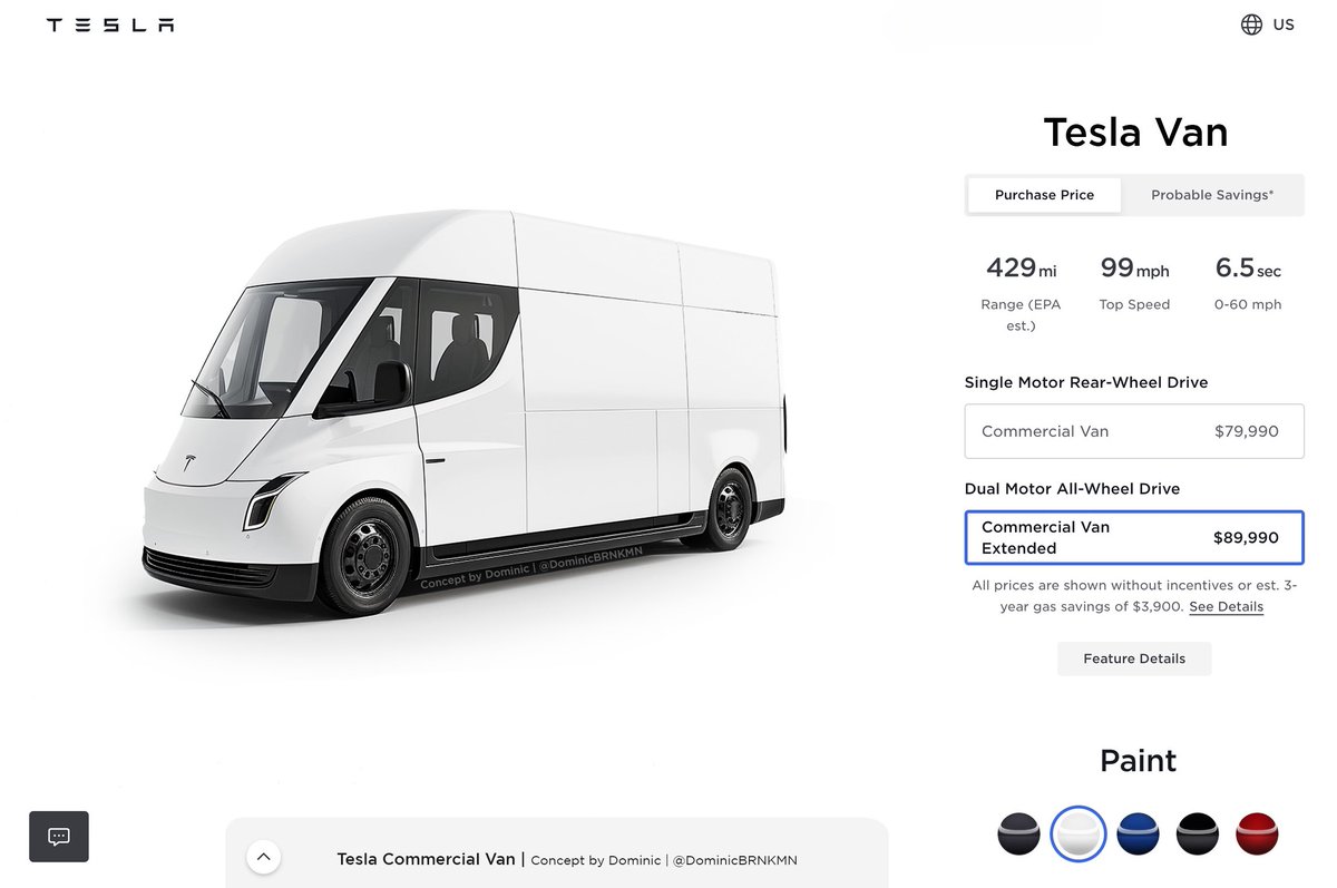 Tesla Van