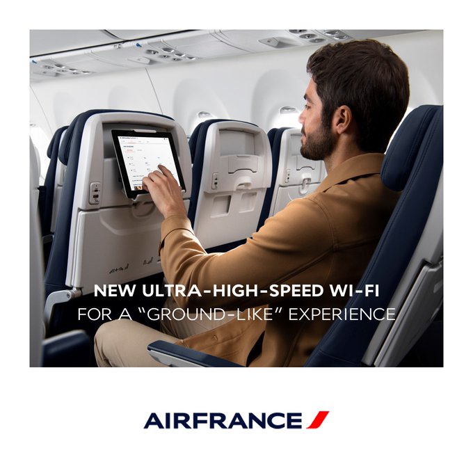 Air France signe un accord historique avec Starlink