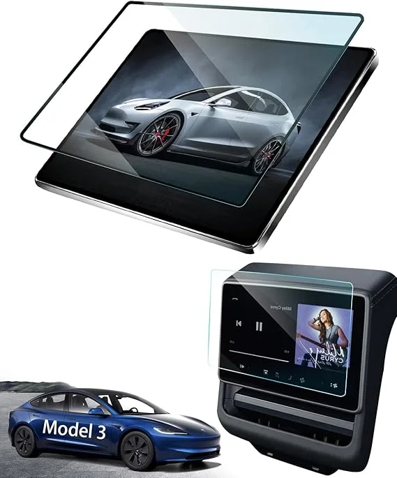 Essai complet Protection d’Écran en Verre Trempé pour Tesla Model 3 et Model Y (2024)