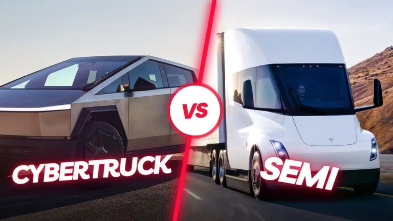 Course d&rsquo;accélération : Cybertruck contre Tesla Semi à la Gigafactory