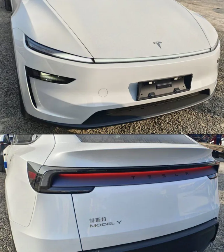 Nouvelle Tesla Model Y : Analyse des photos diffusées sur le web
