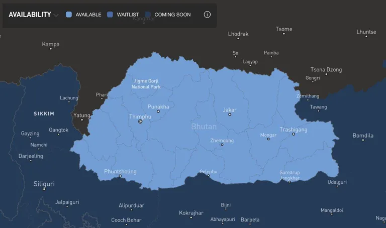 L&rsquo;arrivée de l&rsquo;internet à haut débit de Starlink au Bhoutan : Une révolution ?