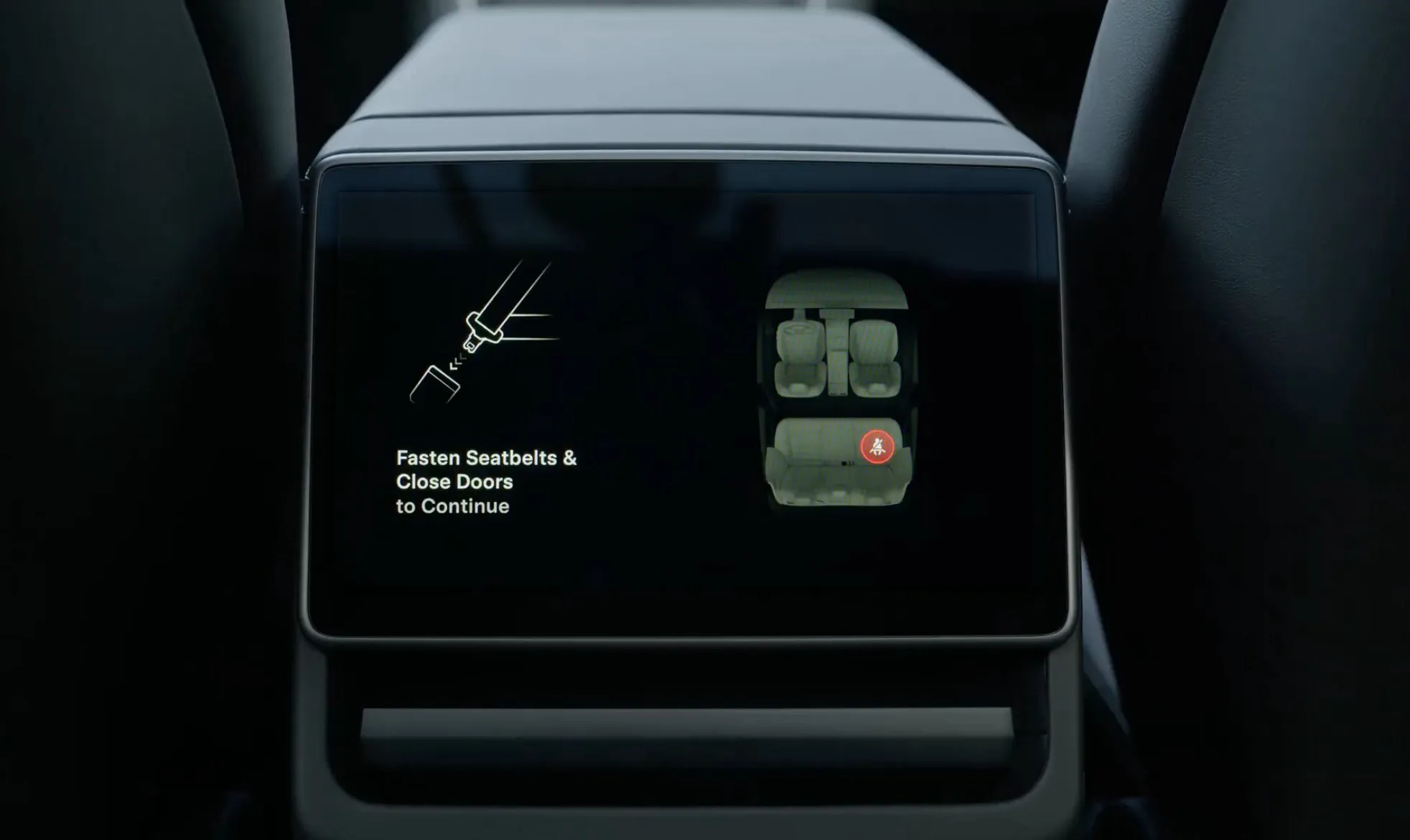 Écran arrière d'une Tesla : connexion d'un casque Bluetooth