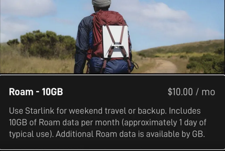 Starlink Roam : Une Révolution pour les Voyageurs Occasionnels