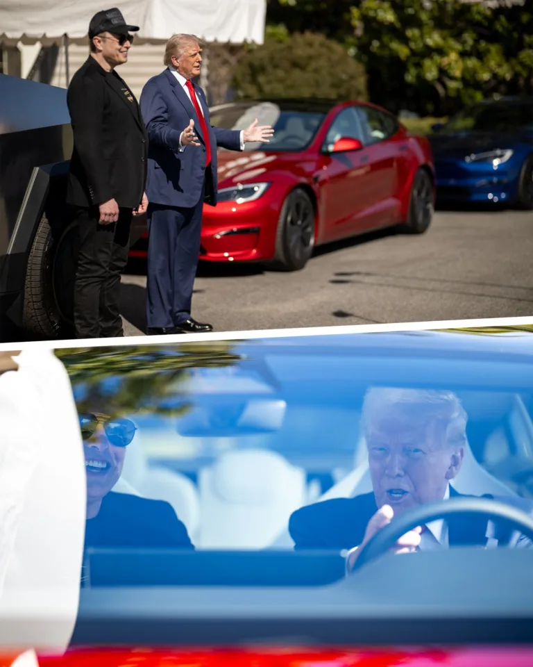 Elon Musk livre une Tesla Model S à Donald Trump : le président électrifié !