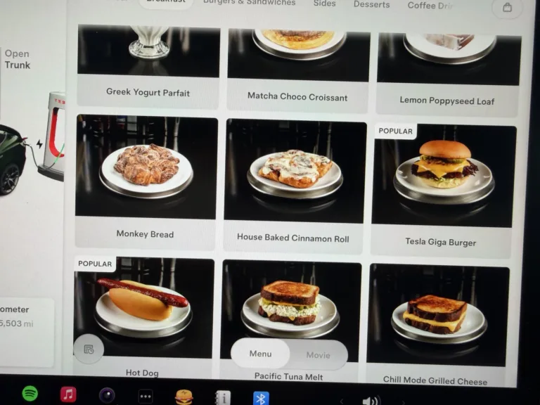 Tesla enrichit la carte de son Diner et propose une expérience globale