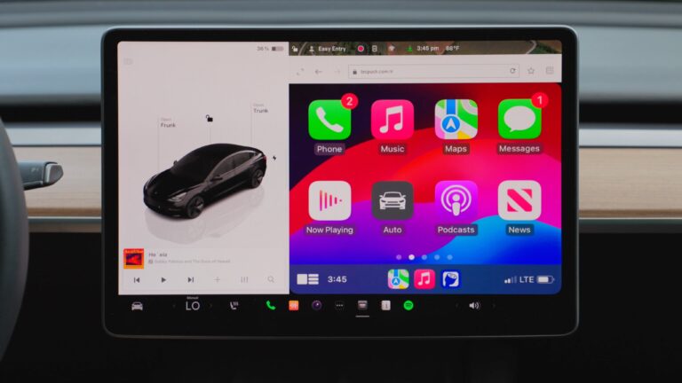 RUMEUR :  Tesla travaille à l’intégration d’Apple CarPlay