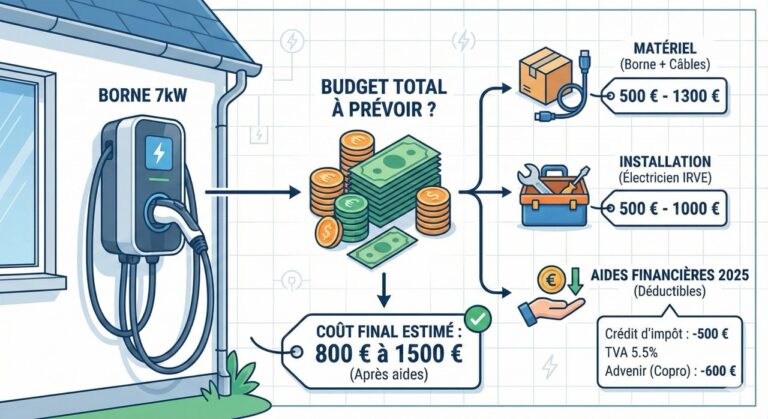 Prix Borne de Recharge 7kW : Quel Budget Prévoir ?
