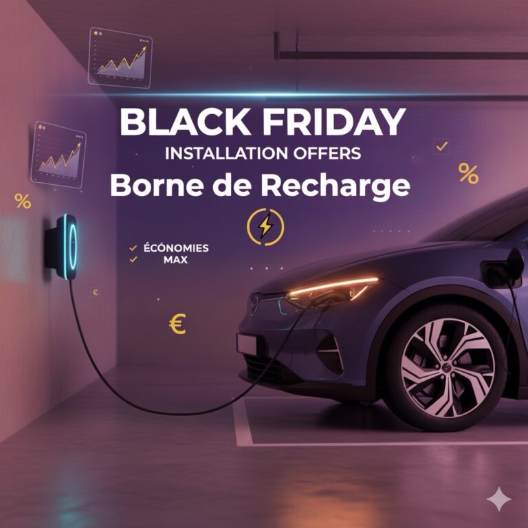 Profitez du Black Friday pour faire installer votre borne de recharge