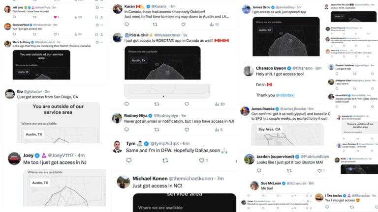 Tesla ouvre les portes de son service de Robotaxi : Bay Area et Austin en première ligne