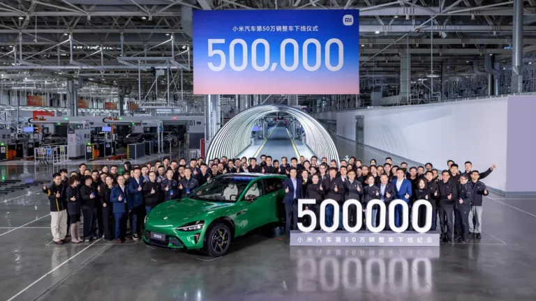 Xiaomi : déjà 500 000 véhicules électriques produits !