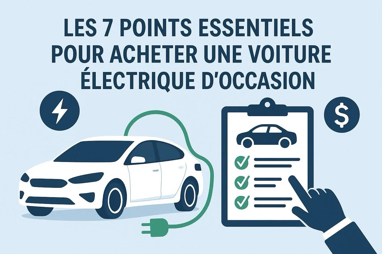 Illustration : les 7 points essentiels pour acheter une voiture électrique d'occasion