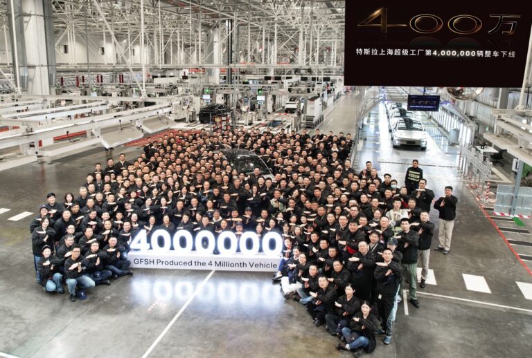 Tesla : Un Nouveau Cap avec 4 Millions de Véhicules Produits à Giga Shanghai