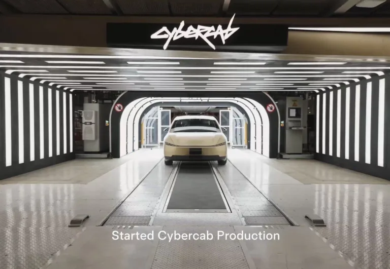 Le début de la production du Cybercab : une nouvelle ère pour Tesla