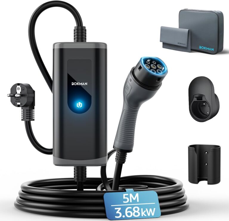 Bon Plan : Le Chargeur Portable 3,68 kW bokman – L’Essentiel pour la Recharge d’Urgence de Votre Tesla !