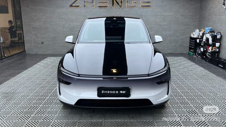 Nouveau Tesla Model Y : la tendance du gradient bicolore