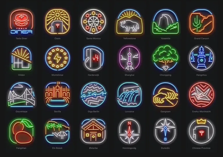 Décryptez la Signification de CHAQUE Badge de Votre Charging Passport Tesla