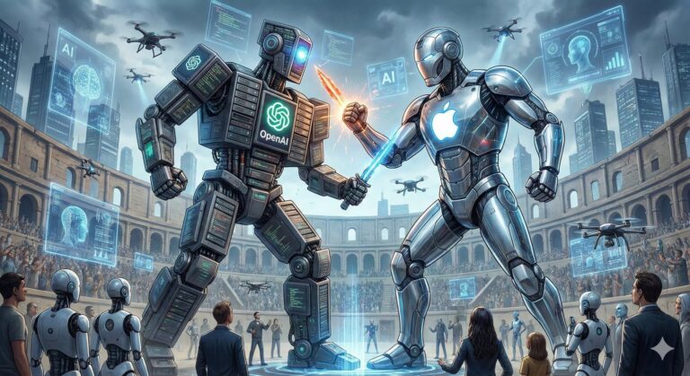 La Nouvelle Bataille d’OpenAI : Affrontement avec Apple sur le Terrain du Hardware