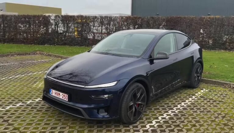 Découverte du Tesla Model Y Performance en Bleu Marine