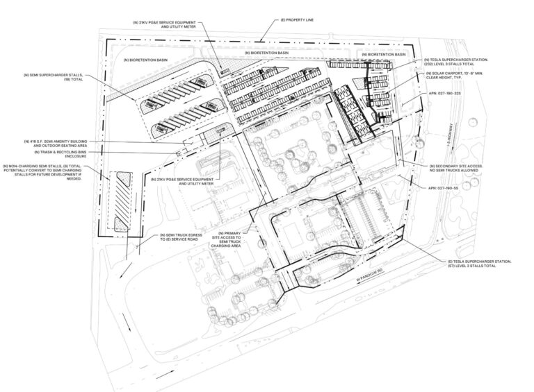 Démesure en Californie : Tesla prépare le plus grand Superchargeur au monde avec 304 bornes