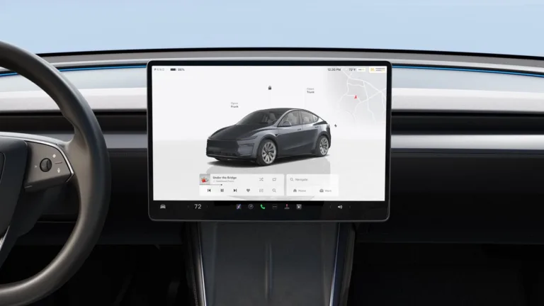 Écran central Tesla Model Y