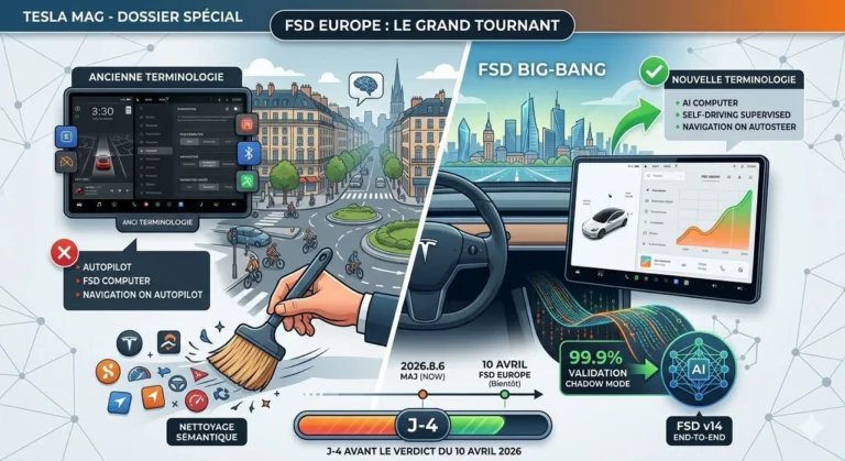 Tesla 2026.8.6 : L’opération « Grand Nettoyage » avant le big-bang du FSD en Europe