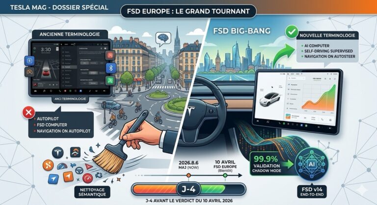Tesla 2026.8.6 : L’opération « Grand Nettoyage » avant le big-bang du FSD en Europe