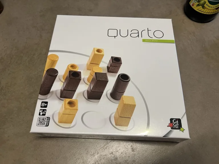 La boîte du jeu Quarto de Gigamic