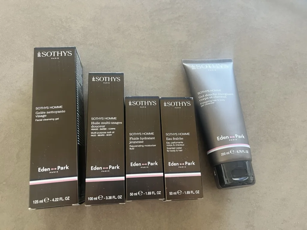 La gamme Sothys Homme by Eden Park reçue par la rédaction