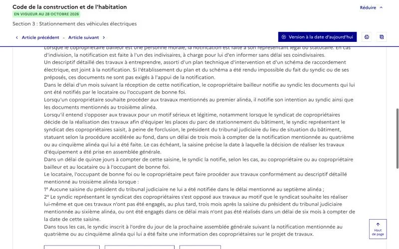 Article R113-8 du Code de la construction et de l'habitation sur Légifrance