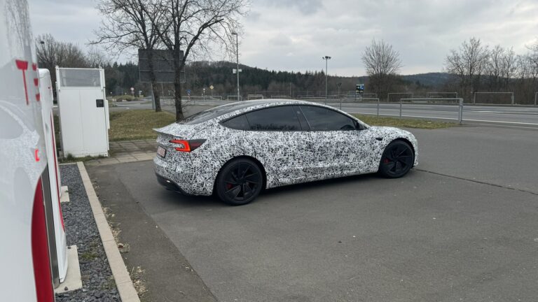 A Glimpse into the Future: Tesla’s Upgraded Model 3 Performance / Ludicrous Spotted in Germany