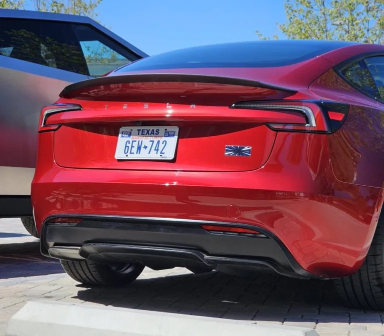 D-5 before the launch of the Tesla Model 3 Performance