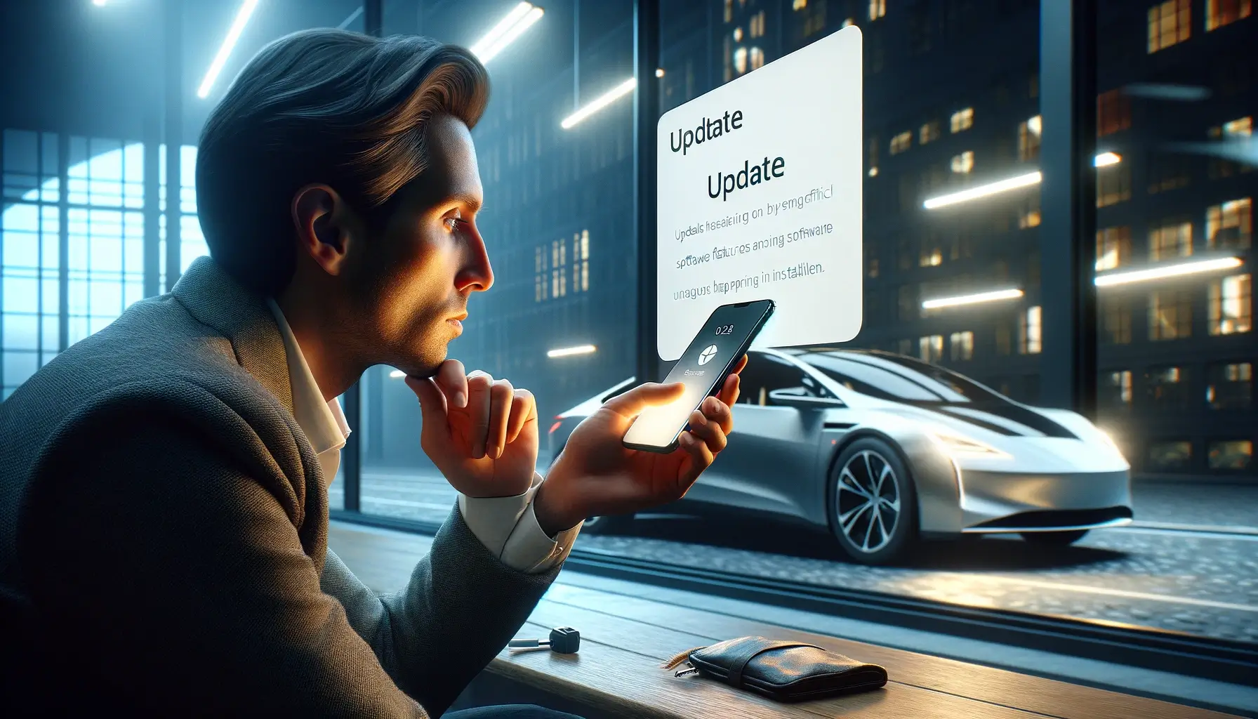 Mise à jour application Tesla